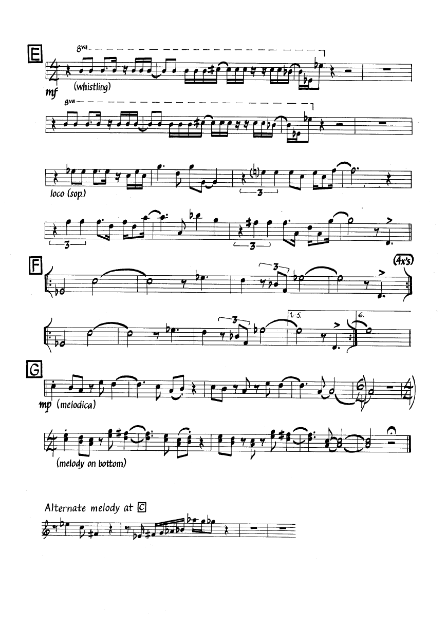 Ноты джазового стандарта: Plaza real (Wayne Shorter)