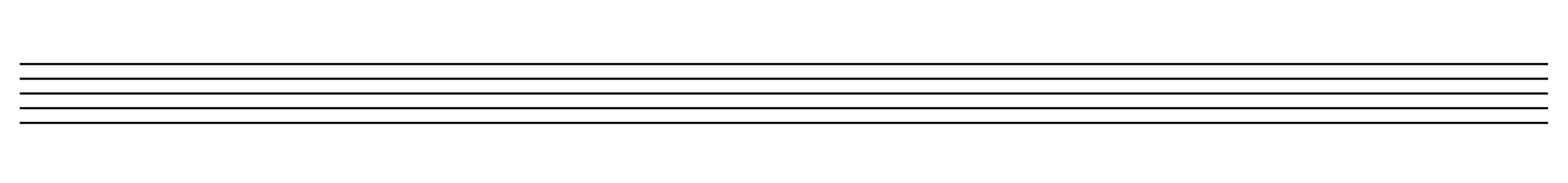 Нотная бумага с проставленными скрипичными ключами